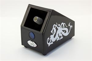 Picture of Black with white dragon stationary vaporizer